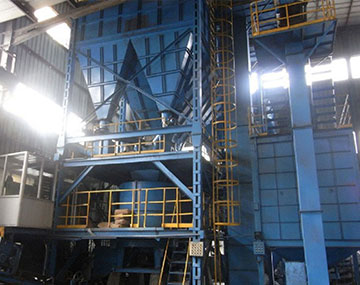 Vertical automatic production line